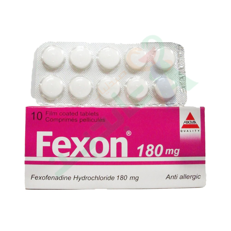 FEXON 180 MG 10 TABLET-- | Abdin Pharmacies